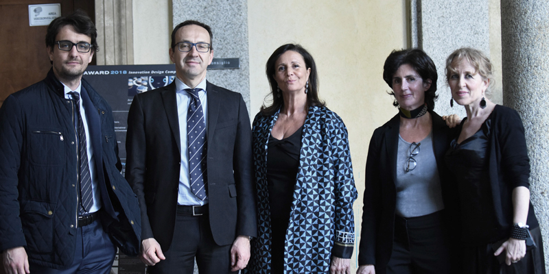 Chiara Cantono with some members of WT Award 2018 Jury